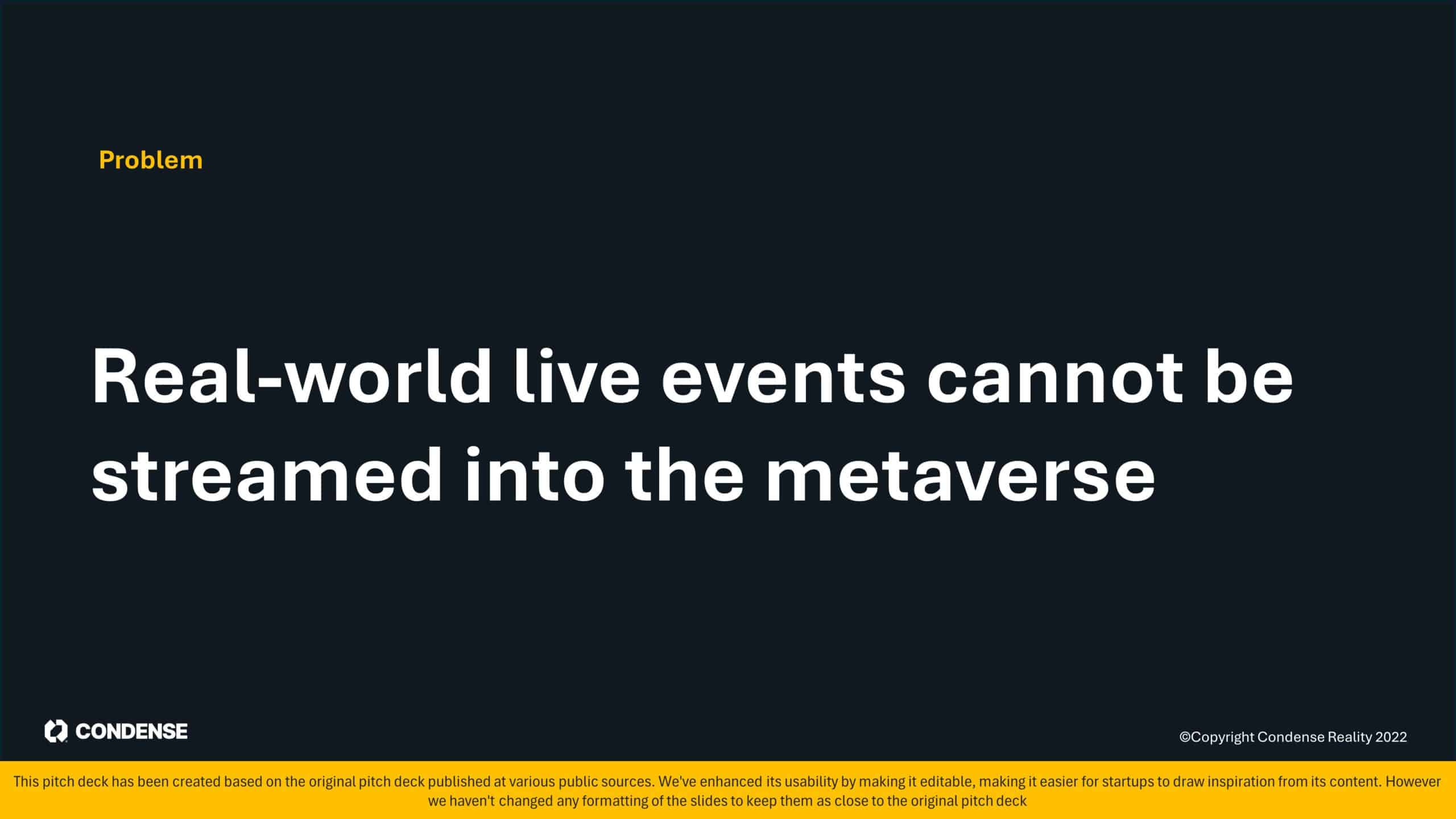 Condense Seed Pitch Deck For PowerPoint