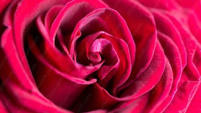 Crimson Rose Petal background image & Google Slides Theme