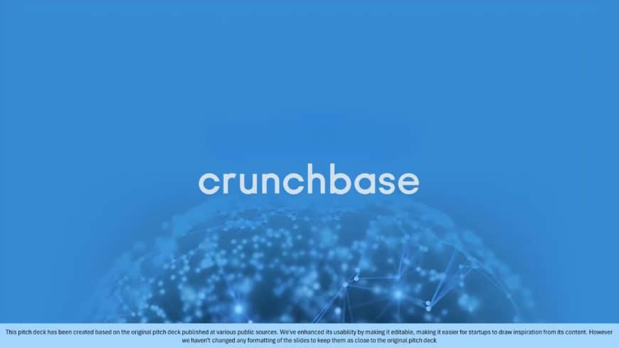 Crunchbaseee Series C Pitch Deck