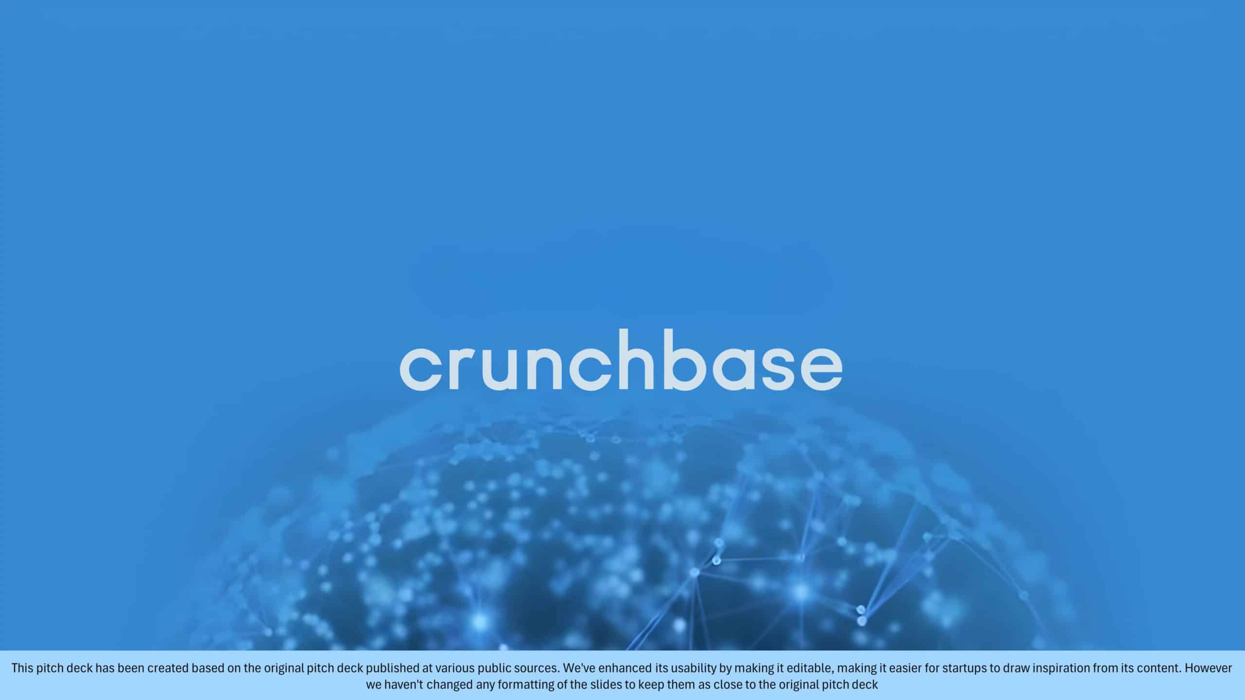 Crunchbaseee Series C Pitch Deck & Google Slides Theme