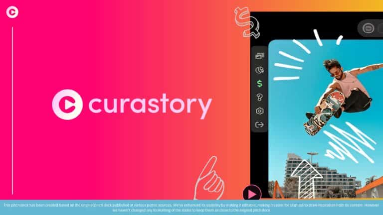 Curastory Seed Pitch Deck & Google Slides Theme