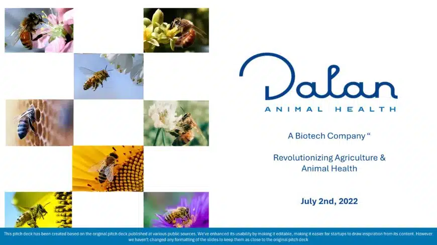 Dalan Animal Seed Pitch Deck