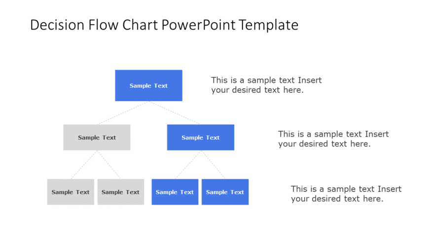 Decision Flow Chart PowerPoint Template