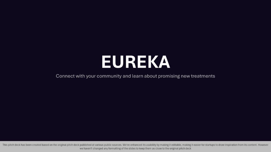 Eureka Health Seed Pitch Deck