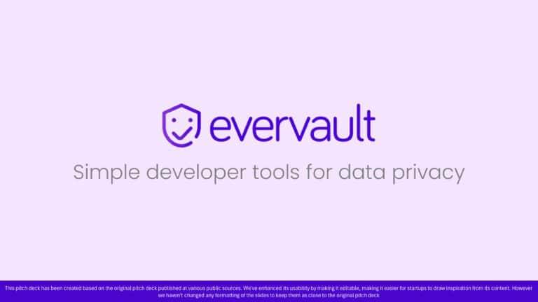 Evervault Seed Pitch Deck & Google Slides Theme