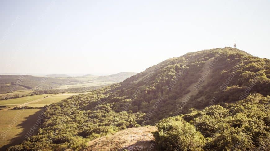 Green Hills Blue Sky background image