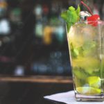 Green Mojito Drink Bar background image & Google Slides Theme