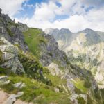 Green Mountain Rocky Path background image & Google Slides Theme