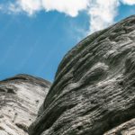 Grey Rock Blue Sky background image & Google Slides Theme