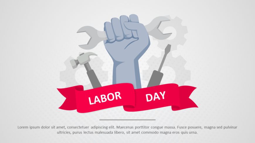 Labor Day Poster PowerPoint Template