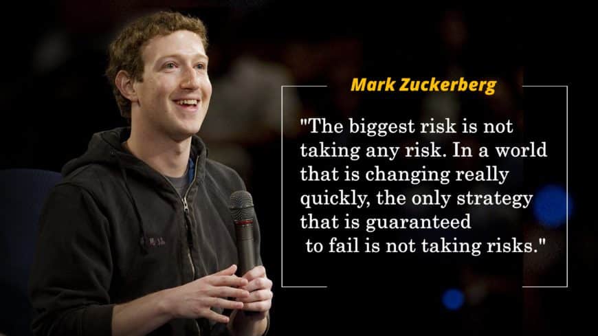 Mark Zuckerberg Quote Motivational Template