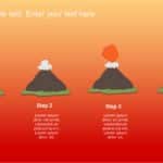 PowerPoint And Google Slides Volcano Templates Theme