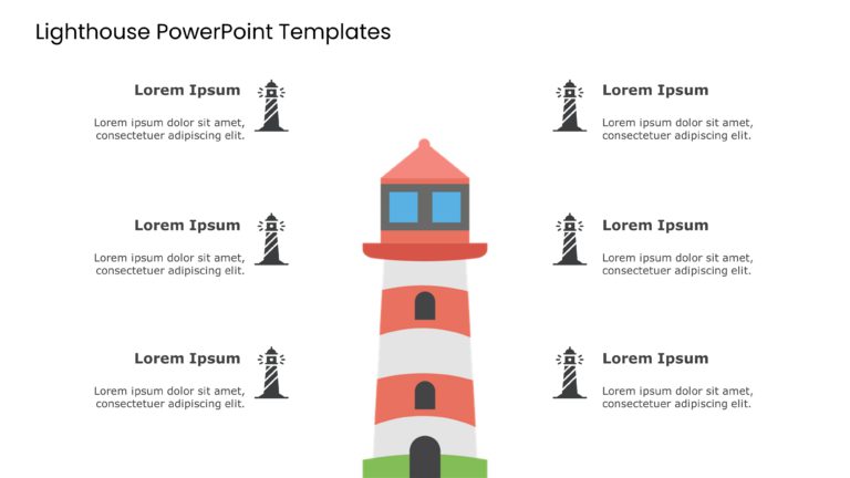 PowerPoint Light House Template & Google Slides Theme