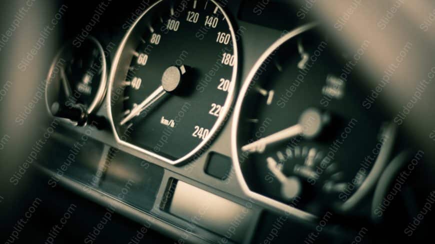 Sepia Speedometer Dashboard background image