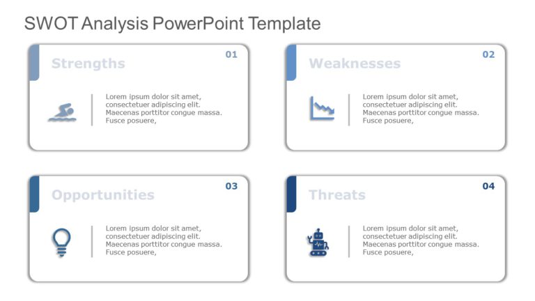 SWOT Analysis PowerPoint Template 118 & Google Slides Theme