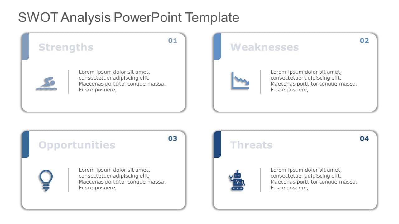 SWOT Analysis PowerPoint Template 118 & Google Slides Theme