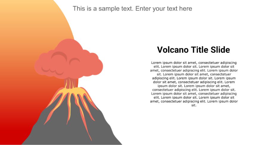 Volcano Presentation Template