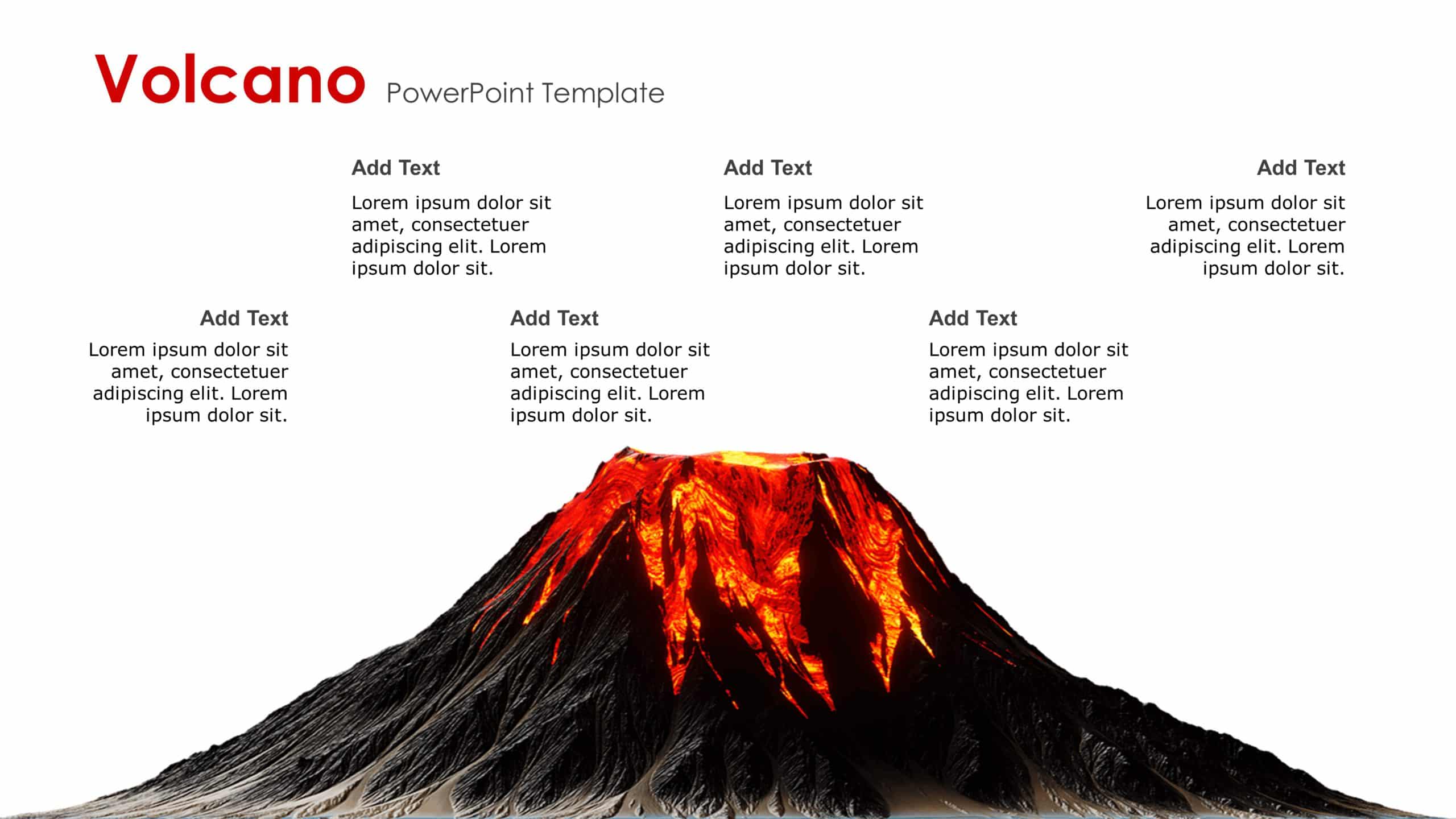 Volcano Template For PowerPoint And Google Slides Volcano Template For PowerPoint And Google Slides
