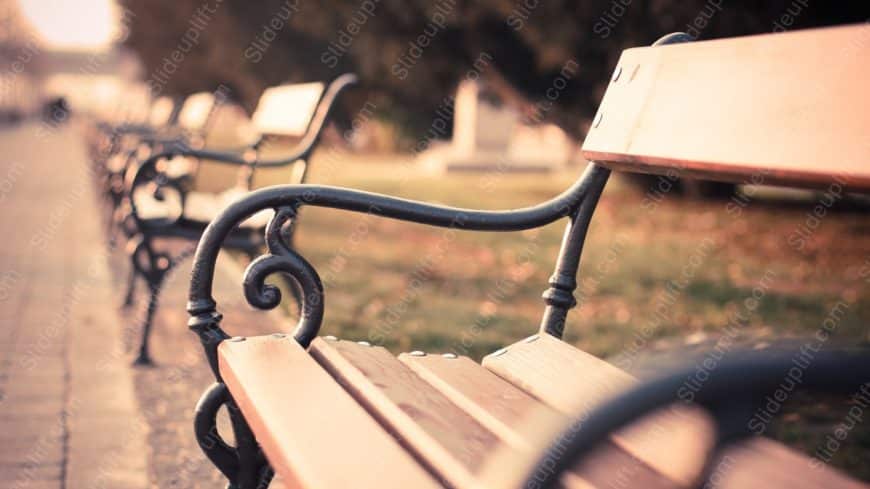 Warm brown benches background image