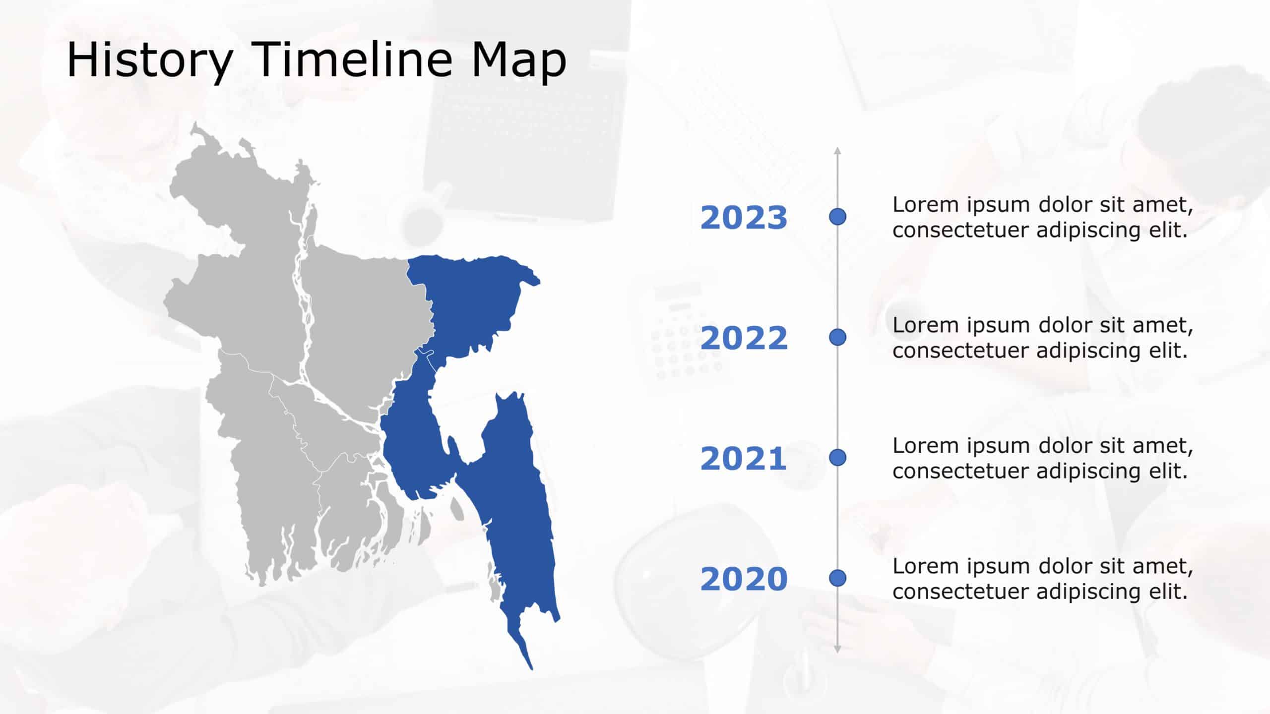 Bangladesh Map PowerPoint Template 2 & Google Slides Theme