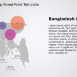 Bangladesh Map PowerPoint Template 4 & Google Slides Theme