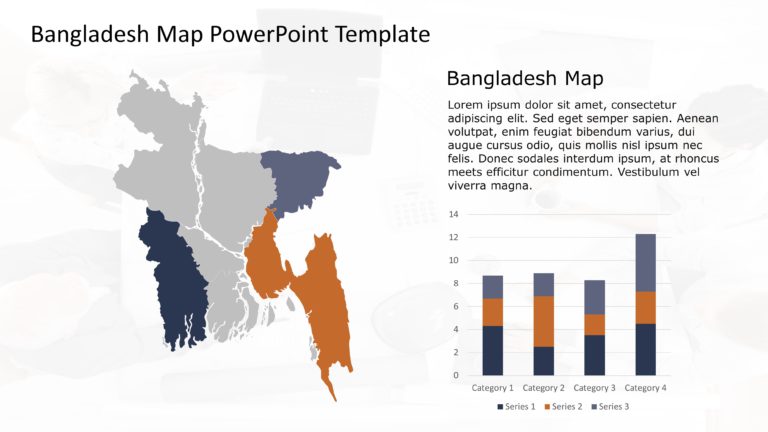 Bangladesh Map PowerPoint Template 5 & Google Slides Theme