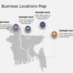 Bangladesh Map PowerPoint Template 8 & Google Slides Theme
