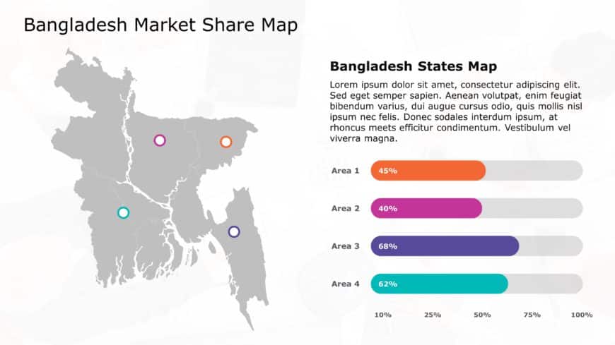 Bangladesh Map PowerPoint Template 9