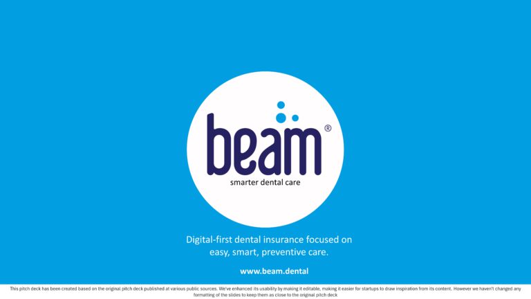 Beam Series E Pitch Deck & Google Slides Theme