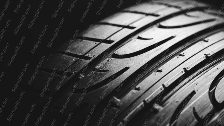 Black Gray TireTread background image