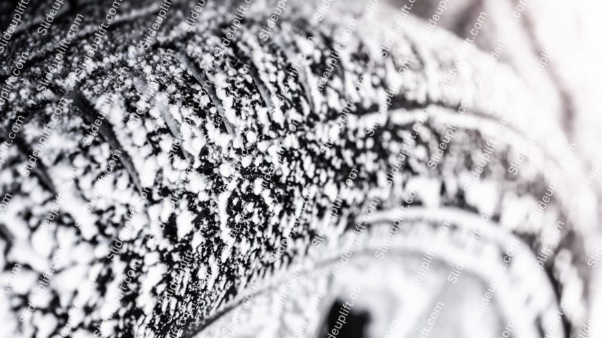 Black White Tire Snow background image
