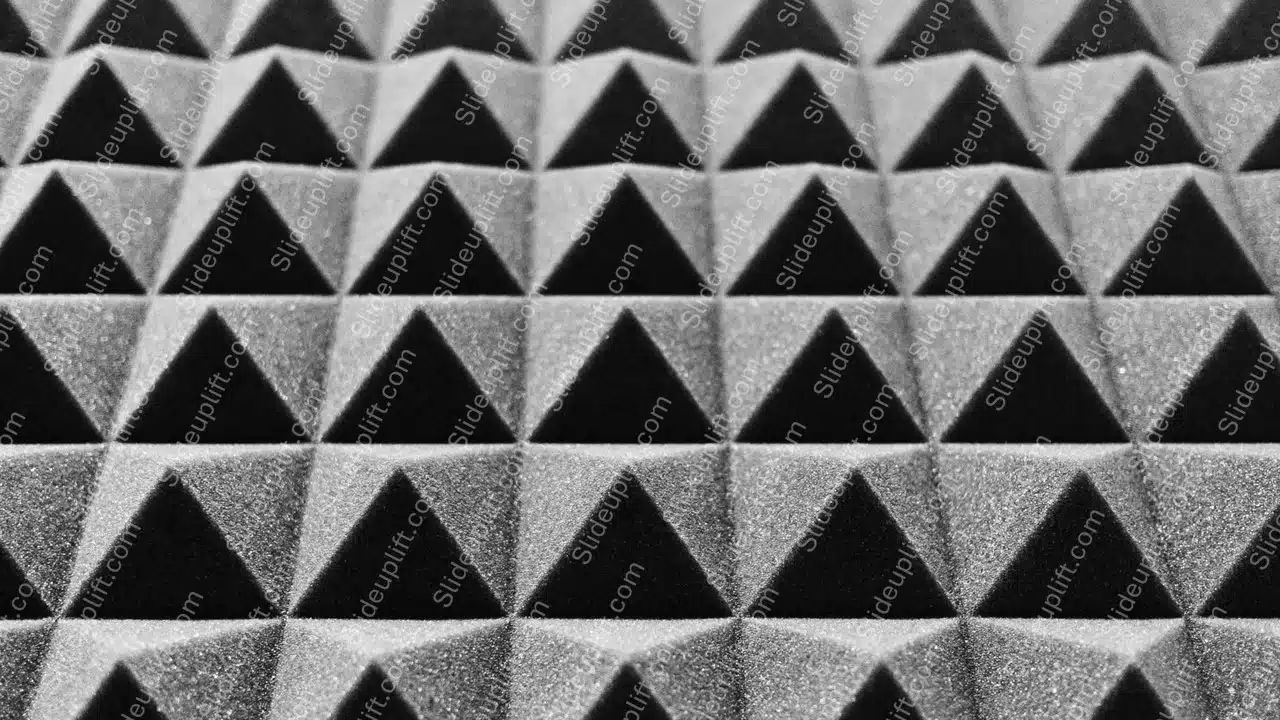 Black White Triangular Texture background image & Google Slides Theme