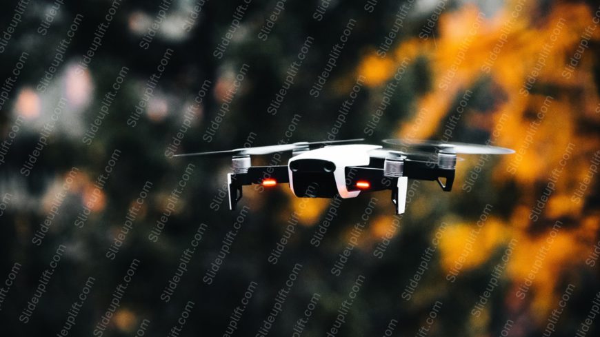 Black white drone autumnal background image