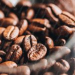 Brown Coffee Beans Background Image & Google Slides Theme