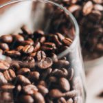 Brown Coffee Beans Glass Cup background image & Google Slides Theme