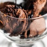 Chocolate IceCream Glass background image & Google Slides Theme