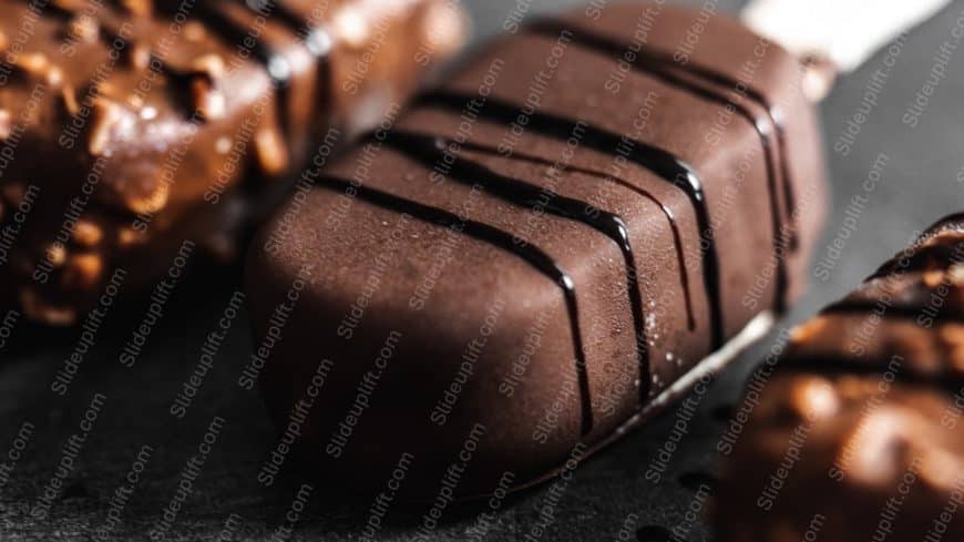 Dark Brown Chocolate Confections background image