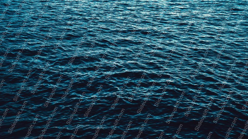 Deep Blue Ocean Waves background image