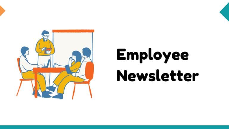 Employee PowerPoint Newsletter Background & Google Slides Theme