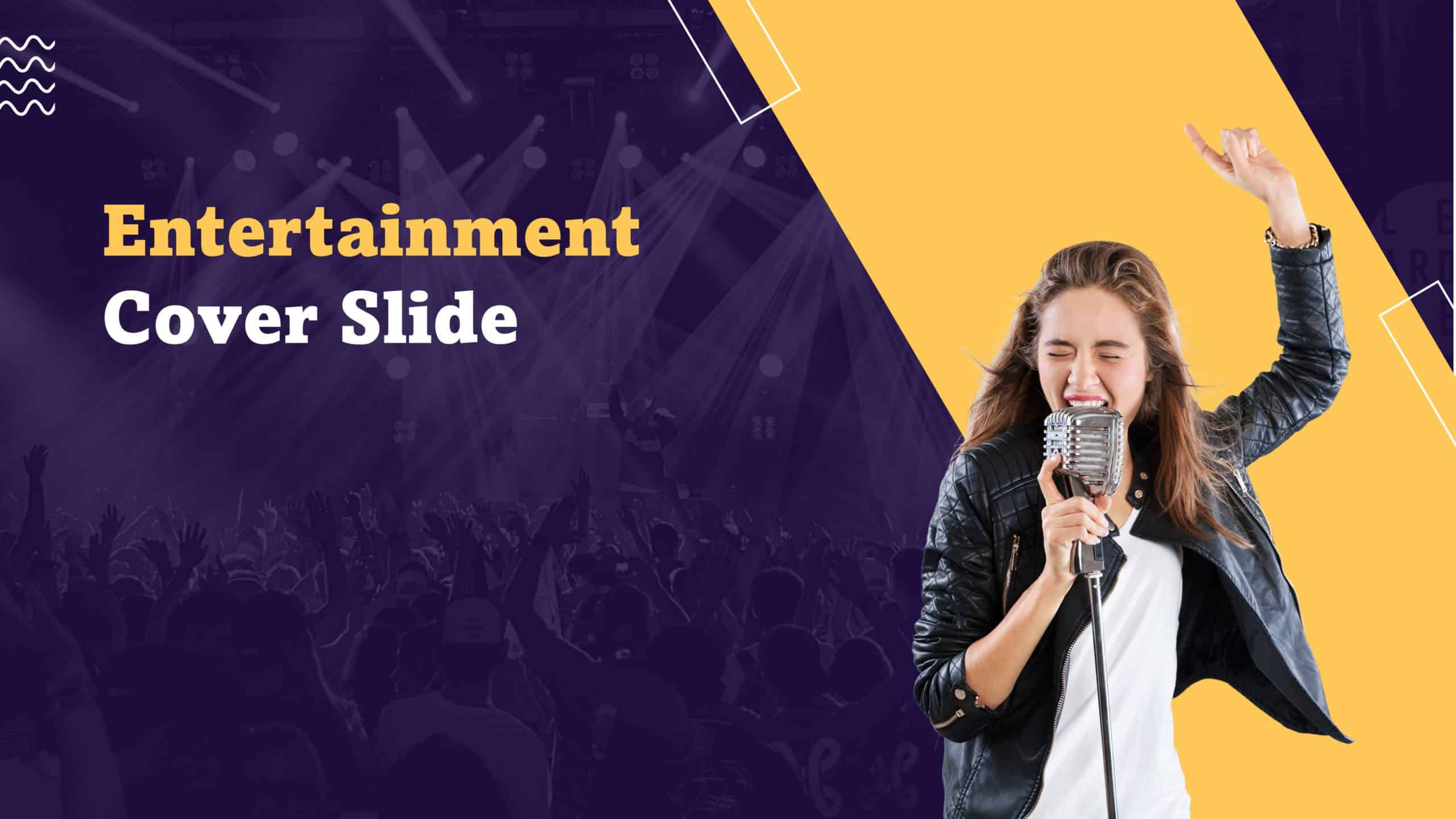 Entertainment Template For Presentation & Google Slides Theme