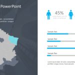 France Map PowerPoint Template 10 & Google Slides Theme