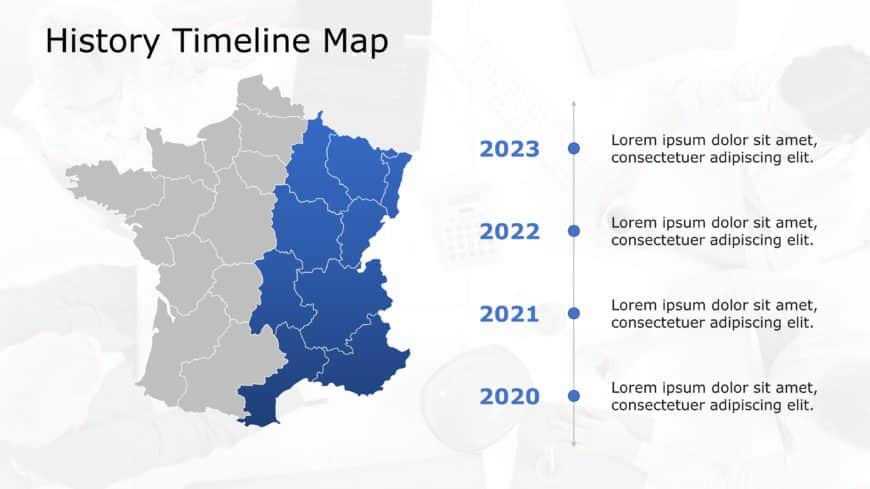 France Map PowerPoint Template 2