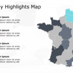 France Map PowerPoint Template 3 & Google Slides Theme