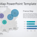 France Map PowerPoint Template 6 & Google Slides Theme