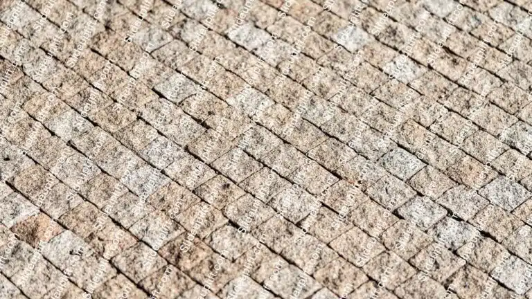 Grey Brown Cobbled Pavement background image & Google Slides Theme