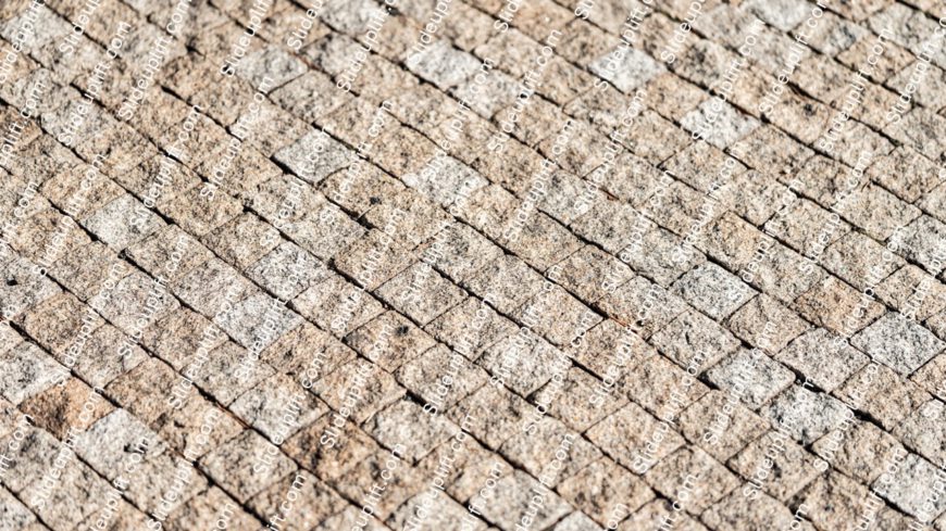 Grey Brown Cobbled Pavement background image