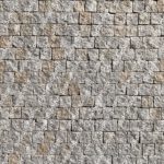 Grey Tan Rectangular Cobblestone background image & Google Slides Theme