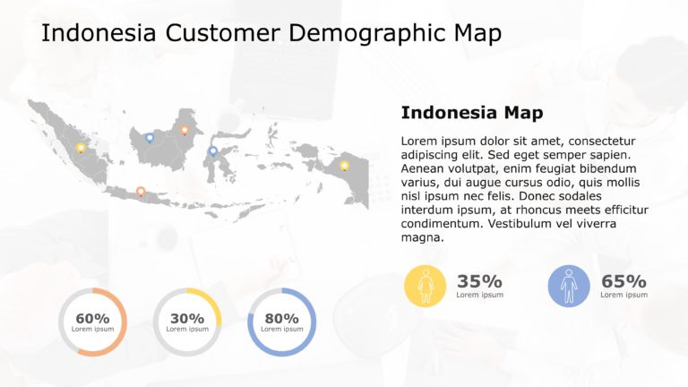 Indonesia Map PowerPoint Template 1 & Google Slides Theme