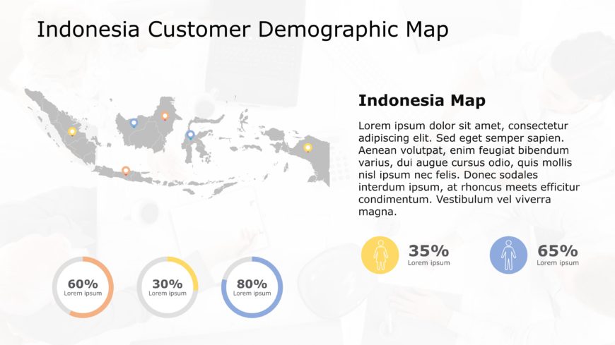 Indonesia Map PowerPoint Template 1