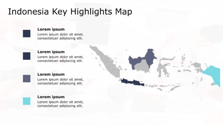 Indonesia Map PowerPoint Template 3 & Google Slides Theme